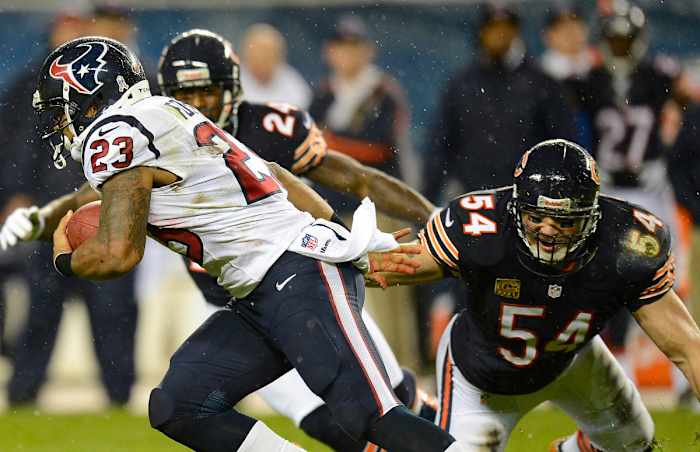 Brian Urlacher, Arian Foster